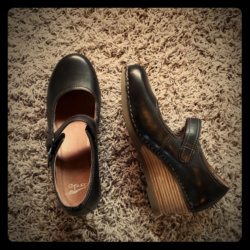 Dansko Mary Jane wedge
